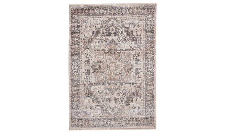 Mega Flooring Green Traditional Abstract Rug - 80 x 150cm