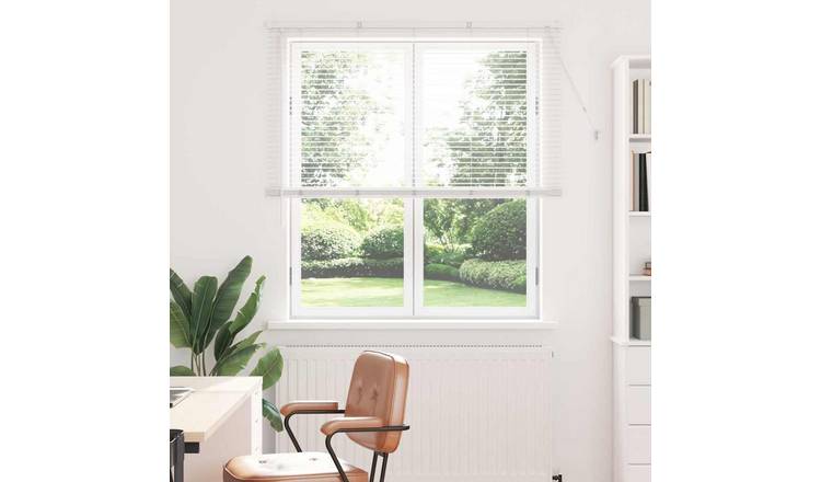 Walplus Polyester Window Blind - White - 175 x 135 cm