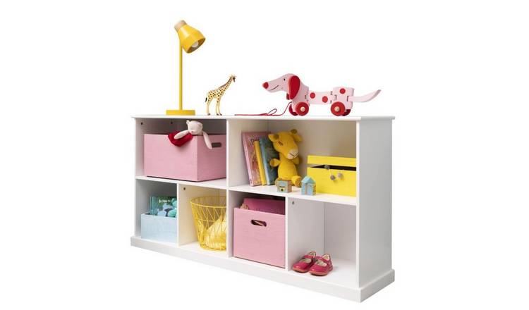 Noa & Nani Halmstad 6 Shelf Toy Cube Storage Unit - White