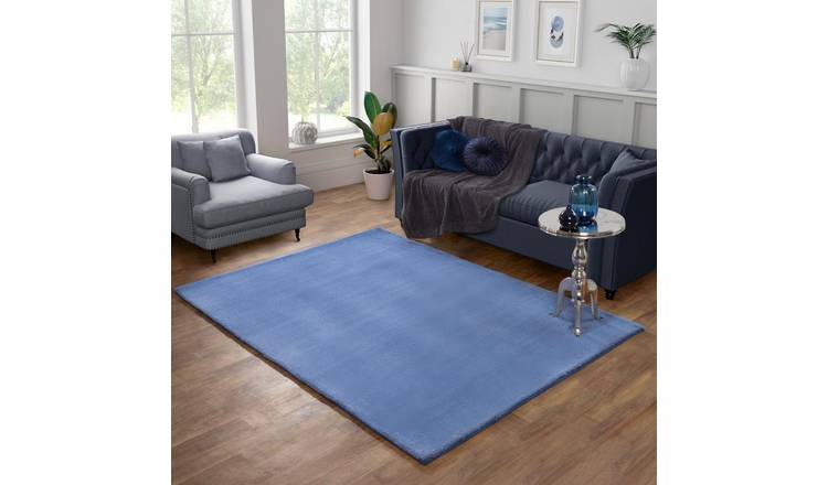 DS Living Dovilla Plush Rug - Blue - 200x150cm