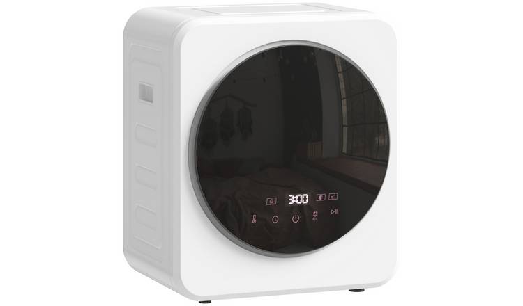 HOMCOM 4kg Portable Vented Tumble Dryer with Stainless Steel Tub - White