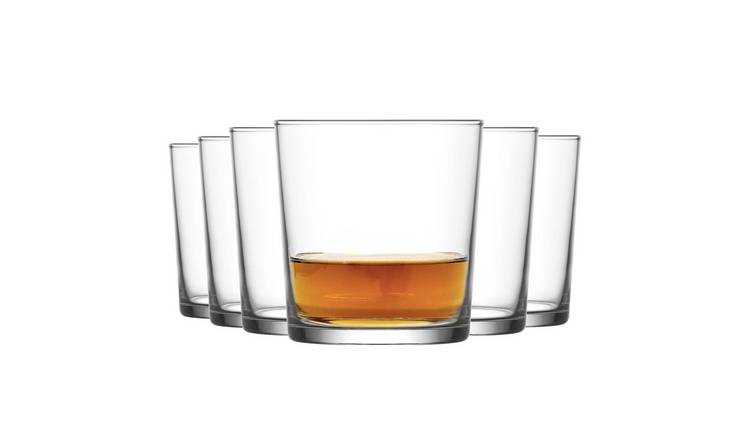 LAV Bodega Water Glasses - Clear - Pack of 6