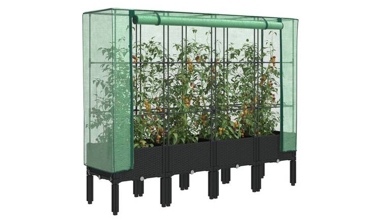 Walplus Steel Raised Garden Bed V2 - 160 x 40 x 140 cm