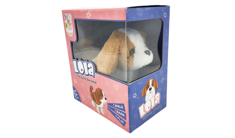 Pugs at Play Flipping Puppies Interactive Dog Plush Toy - Lola