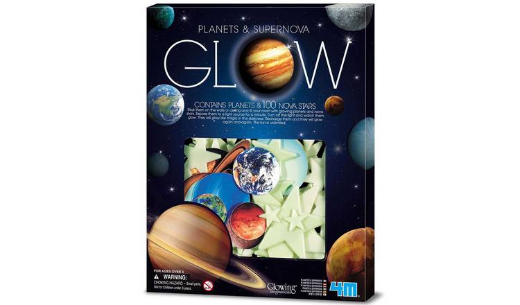4M Glow Planets & Super Nova 100pcs in Box - 3 Years +