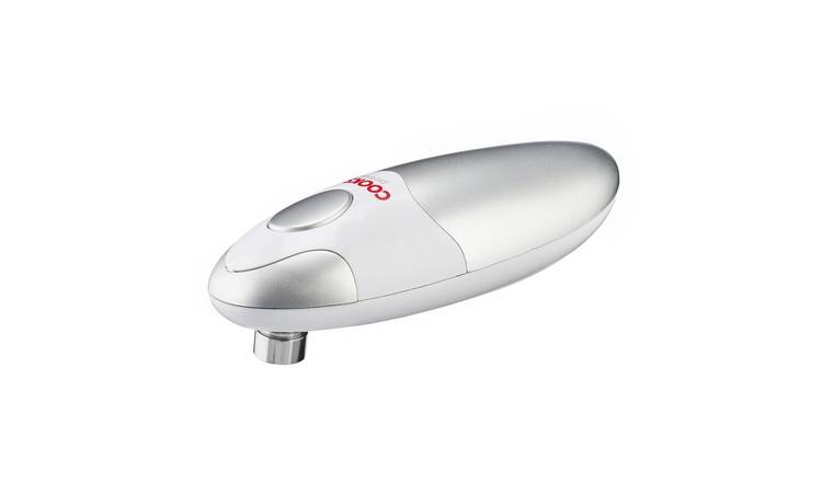 Cooks Professional Automatic Tin Can Opener – White/Silver