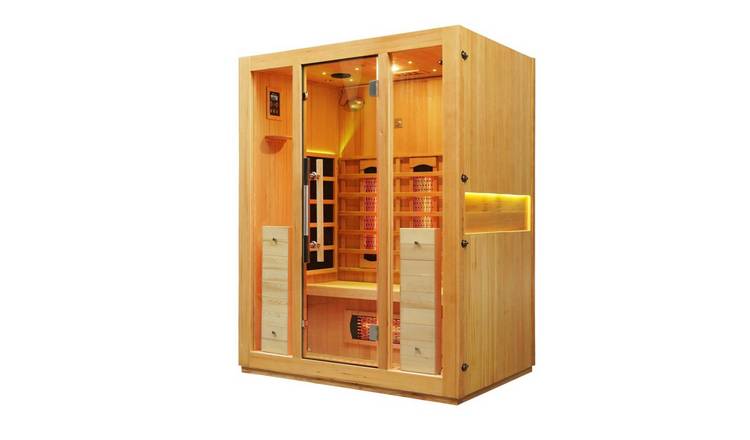 Vidalux Premier 3 Person Full Spectrum Infrared Sauna with Complete Heat