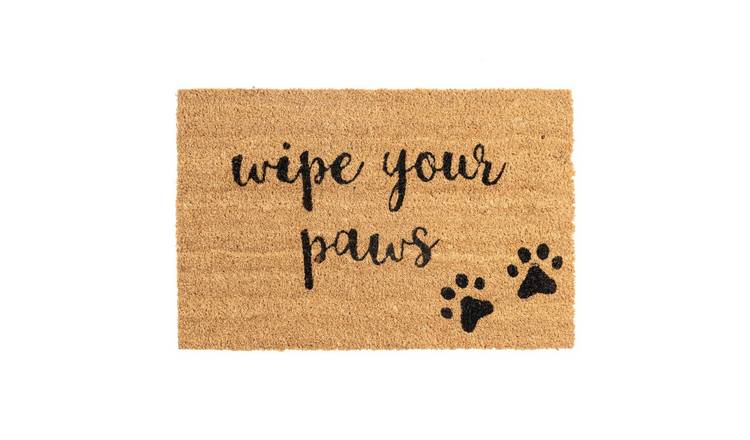 Nicola Spring Coir Door Mat - Paws