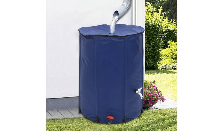 Walplus PVC Water Container with Tap Foldable 750 L - Blue - 100 x 100 cm