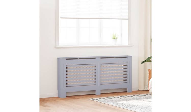 Walplus MDF Radiator Cover - Anthracite - 172 x 19 x 81.5 cm