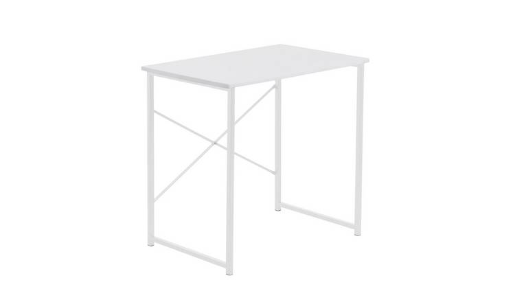 Harbour Housewares Wooden Computer Desk - White