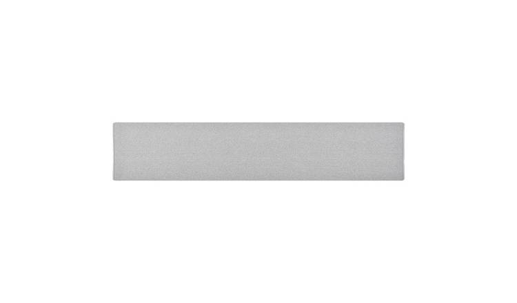 Walplus Polypropylene 3 mm Pile Carpet Runner - Light Grey - 80 x 400 cm