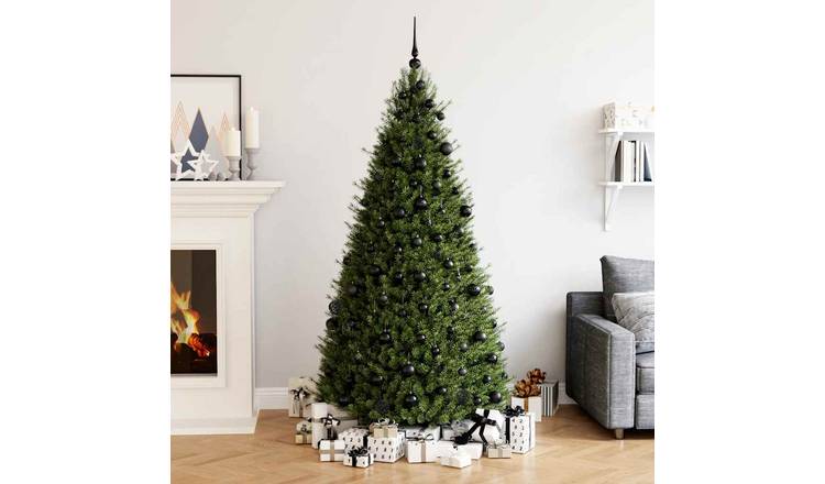 Walplus Pack of 111 Christmas Baubles - Black - 36 x 12 cm