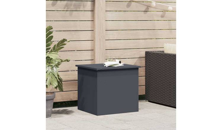Walplus Steel Outdoor Storage Box - Anthracite - 55 x 50.5 x 50 cm