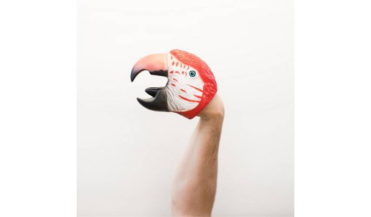 Wild Thingz Hand Puppet Soft Toy - Red Macaw
