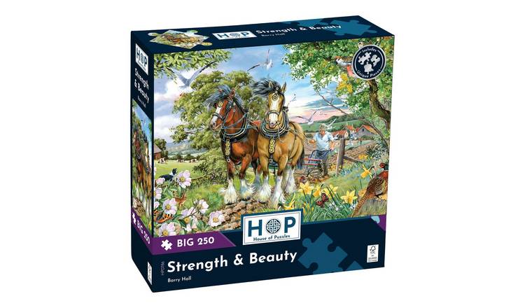 The House of Puzzles Strength & Beauty BIG 250 Piece Jigsaw Puzzle