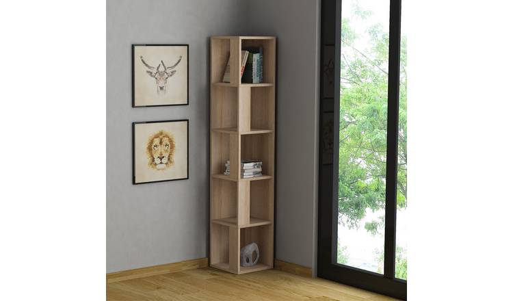 Decortie Piano Particleboard Shelving Unit - Oak