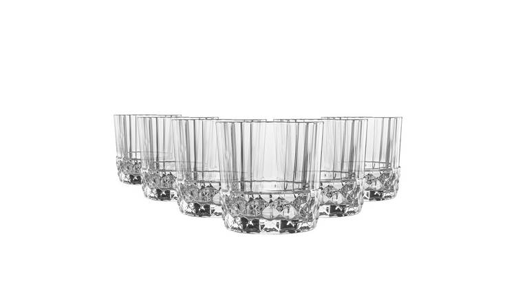 Bormioli Rocco America '20s Whisky Glasses - 300ml - Clear - Pack of 6