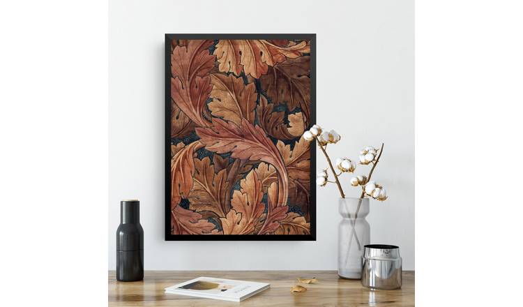 William Morris Acanthus Leaves Pattern Framed Art Print - A3