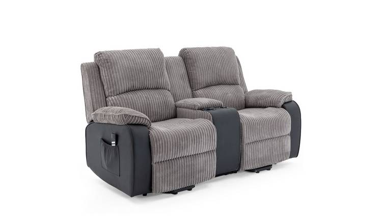 Furniture Online Postana Console 2 Seater Jumbo Cord Sofa – Grey