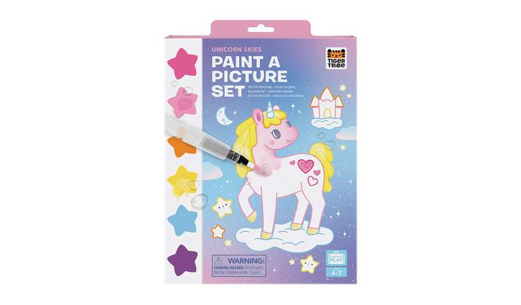Tiger Tribe Paint A Picture Set Unicorn Skies - 4 Years +