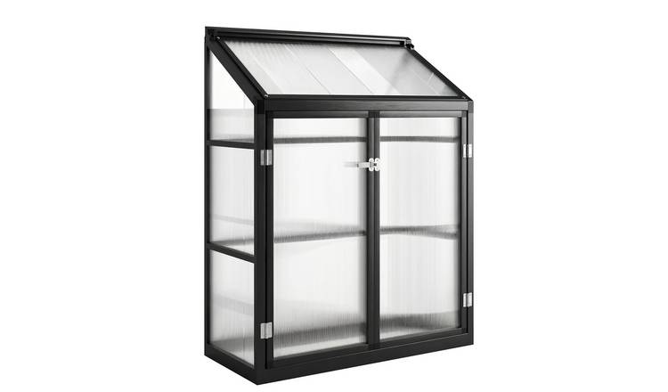 Outsunny Aluminium Greenhouse - Black