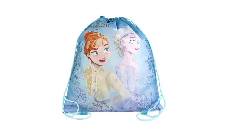 Disney Anna, Elsa Kids Unisex Drawstring Bag - Blue