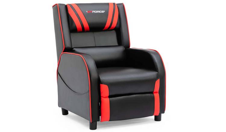 Furniture Online Ranger S Faux Leather Recliner Gaming Chair - Red