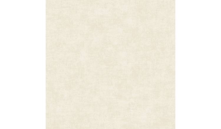 Grandeco Alba Plaster Plain Textured Wallpaper - Cream