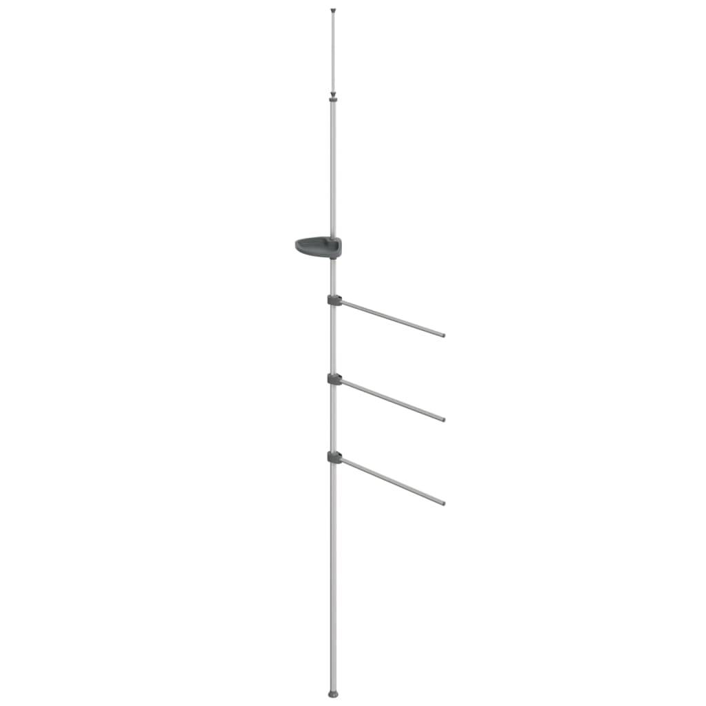 Walplus Aluminium Towel Rail - Silver - 47 x 280 cm - Image 2