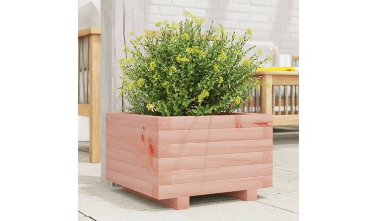 Walplus Wood Garden Planter V2 - 40 x 40 x 26.5 cm