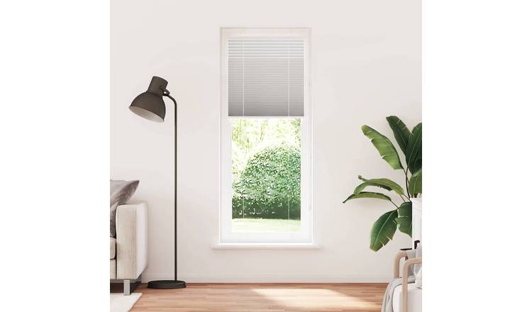 Walplus Polyester Pleated Blind - Light Grey - 70 x 200 cm
