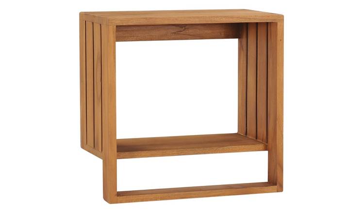 Walplus Wood Wall-mounted Towel Rack - 35 x 20 x 35 cm