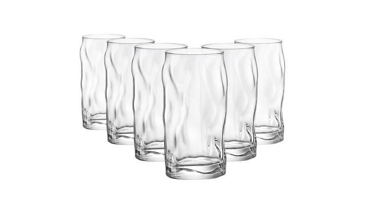 Bormioli Rocco Sorgente Highball Glasses - 460ml - Pack of 8
