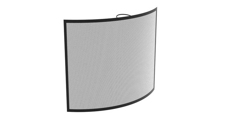 Fire Vida Buckton Fire Guard Fireplace Cover - Black
