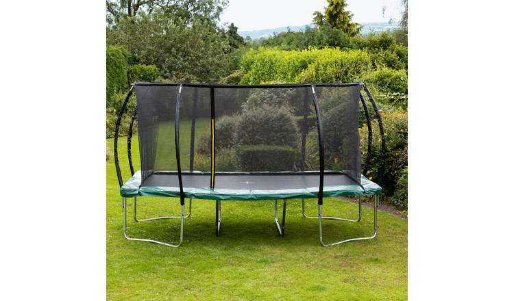 Artemis Home Leapfrog 8x14ft Lantern Shaped Trampoline Package - Green