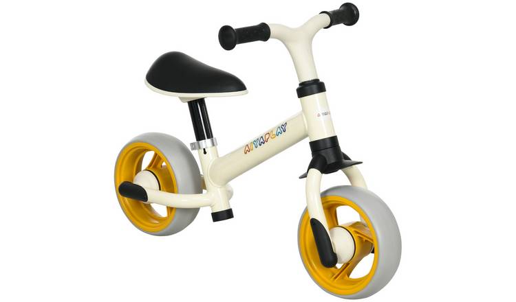 AIYAPLAY Adjustable Seat EVA Wheels Baby Balance Bike - Orange