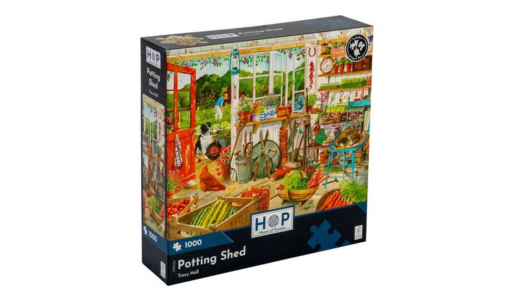 The House of Puzzles Potting Shed 1000 Piece Jigsaw Puzzle