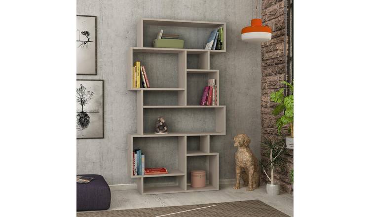 Decortie Karmato Particleboard Shelving Unit - Mocha