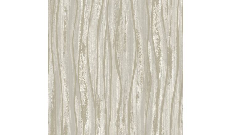 Grandeco Paul Moneypenny Silent Valley Metallic Wallpaper - Neutral