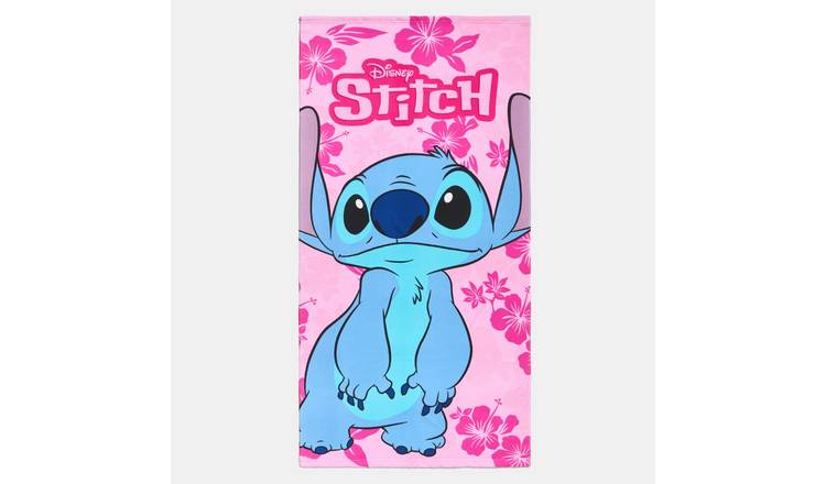 OHS Kids Stitch Quick Dry Microfibre Beach Towel -  Pink