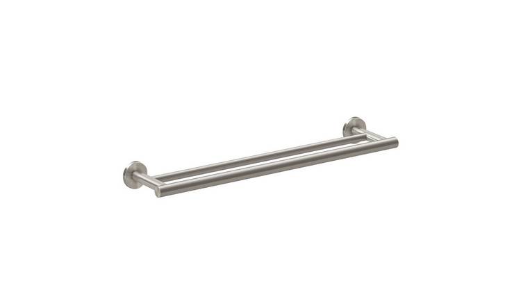 Cosmic Architect Towel Rack - Brushed Stainless Steel