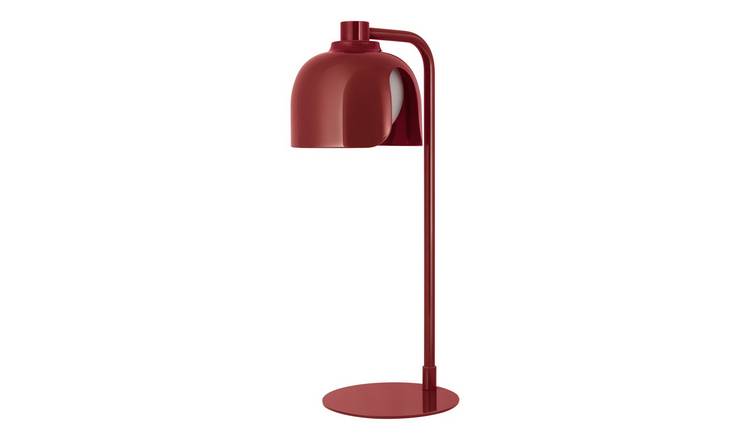 Osram Decor Corolle G9 Modern Designer Bedside Desk Table Lamp - Red