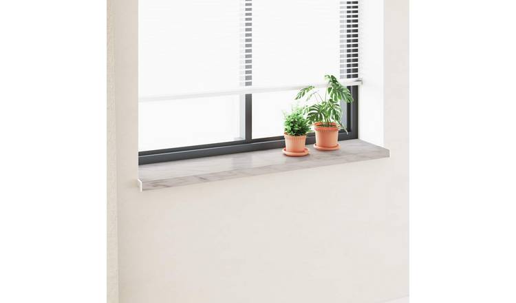Walplus PVC Marble Texture Window Sill - Marble Texture - 120 x 30 x 4.5 cm