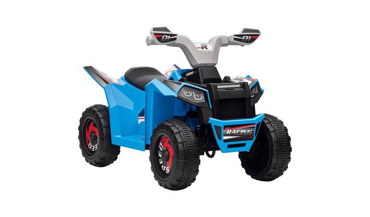HOMCOM 6V 18 to 36 Months Forward and Backward Electric Ride On Quad Bike – Blue