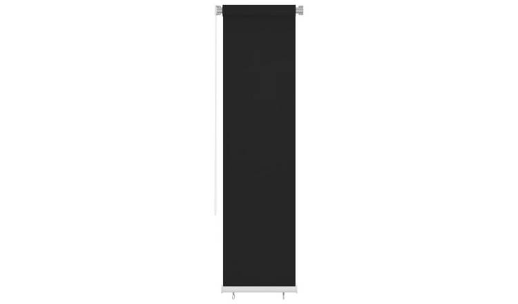 Walplus HDPE Roller Blind - Black - 60 x 230 cm