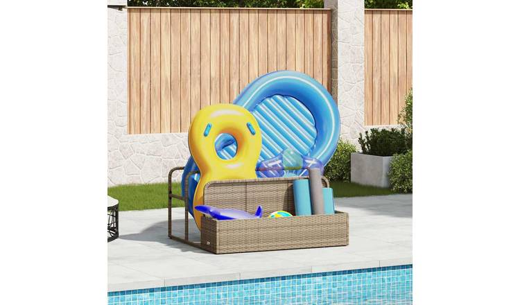 Walplus Steel Poolside Float Storage - Beige - 110 x 100 x 57 cm