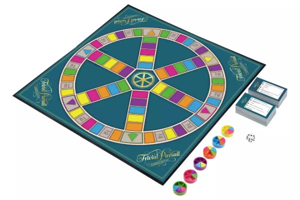 A picture of the board game 'Family Trivia'.