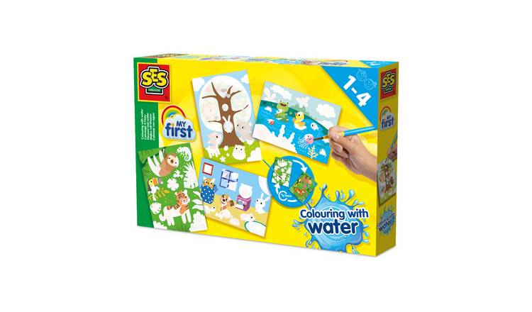 SES Creative Colour With Water Hidden Animals Craft Set