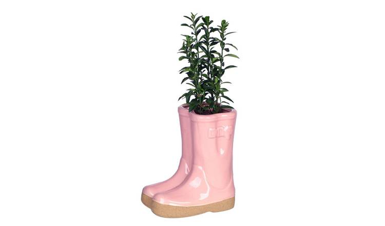 Dibor Small Pink Wellington Planter - Pink